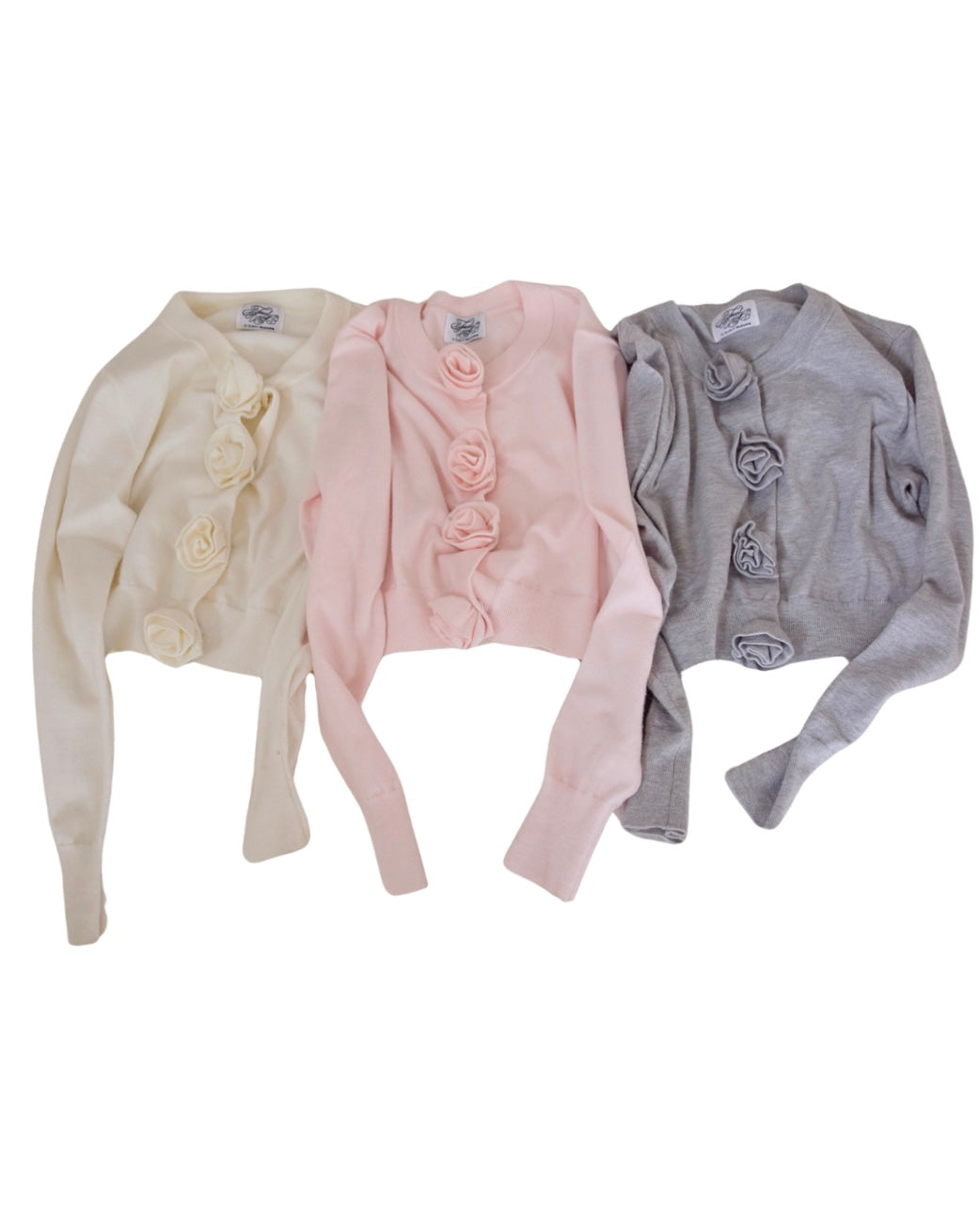 Rose flower motif cardigan – Treat Ürself