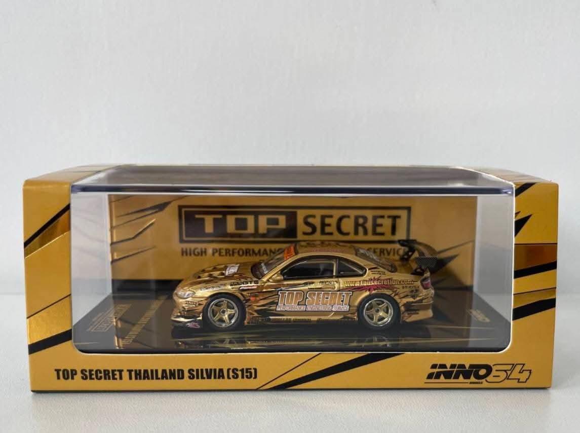 Inno64 Top Secret Thailand Silvia S15 Gold Event Exclusive 1/64