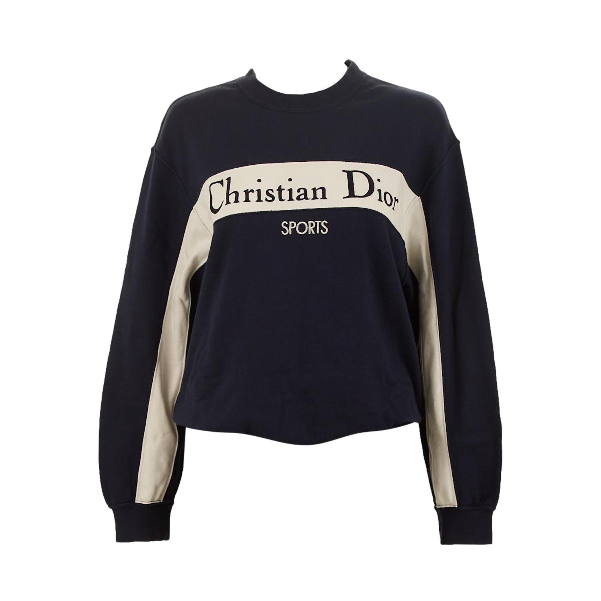 Dior Sport Navy Logo Sweater – Treasures of NYC
