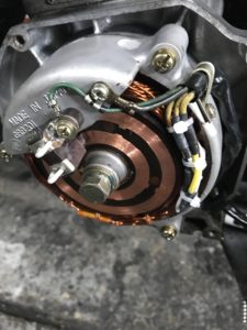 スズキGT380】ステーター修理 ｜ 足立区のバイク修理なら | T's