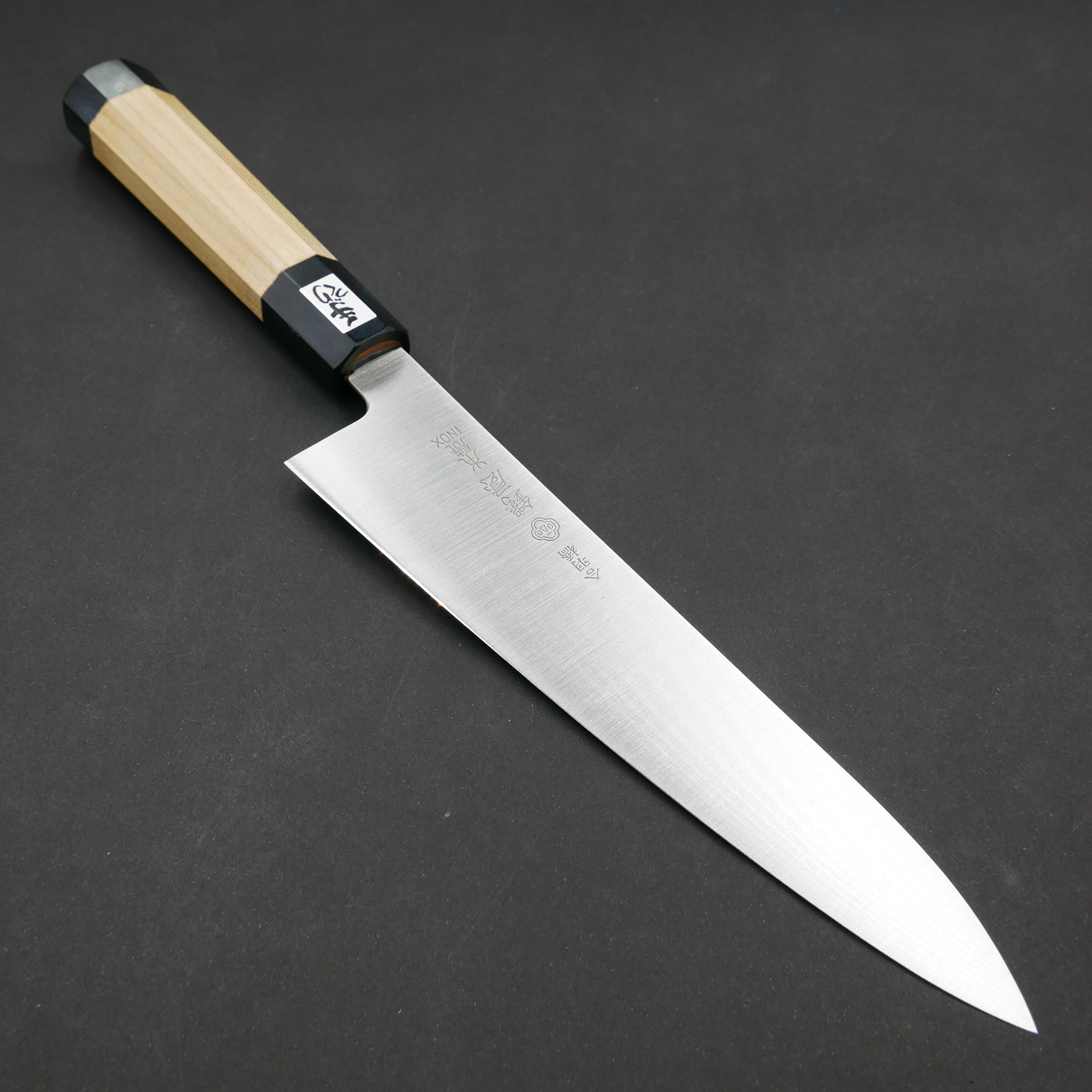 本焼 INOX 牛刀 朴八角柄 – つば屋庖丁店