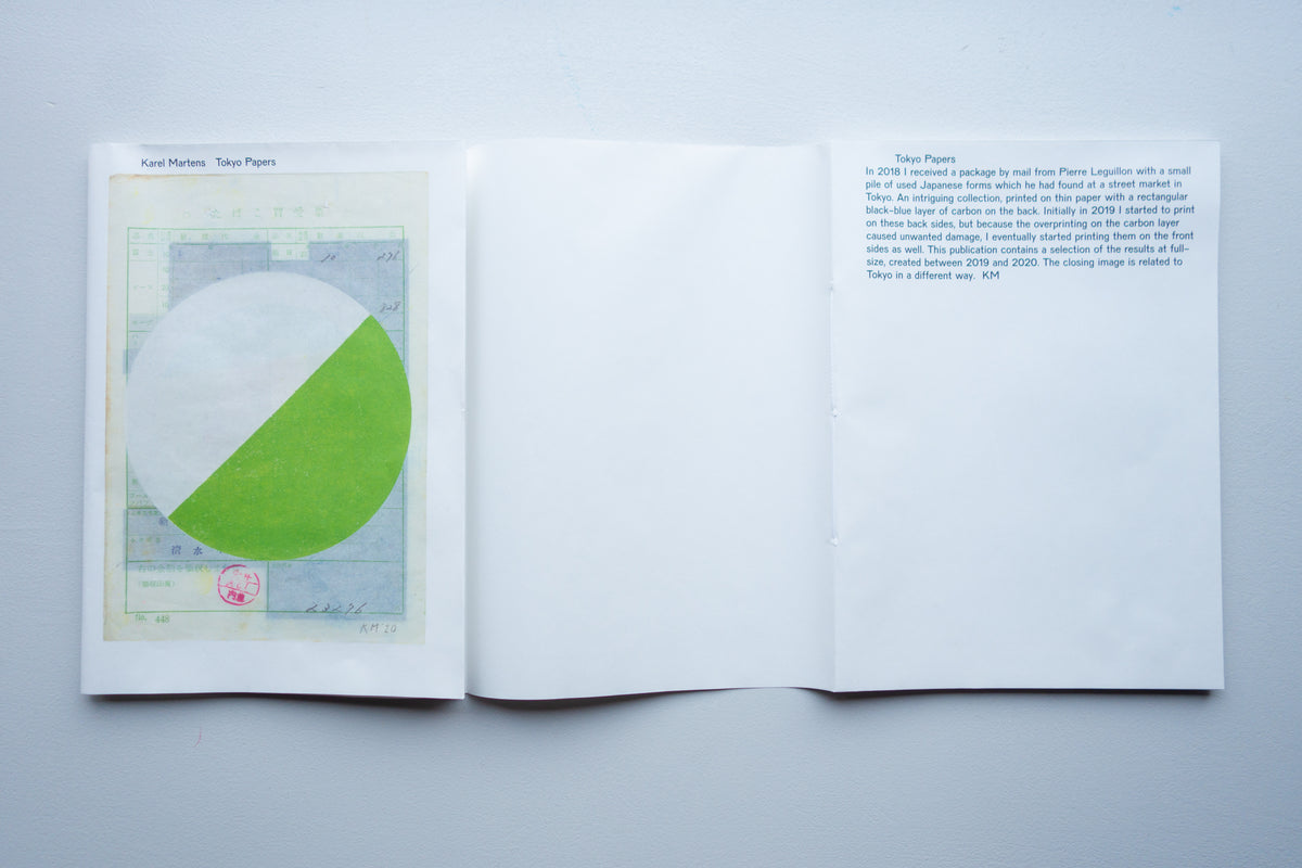 Tokyo Papers / Karel Martens - Utrecht