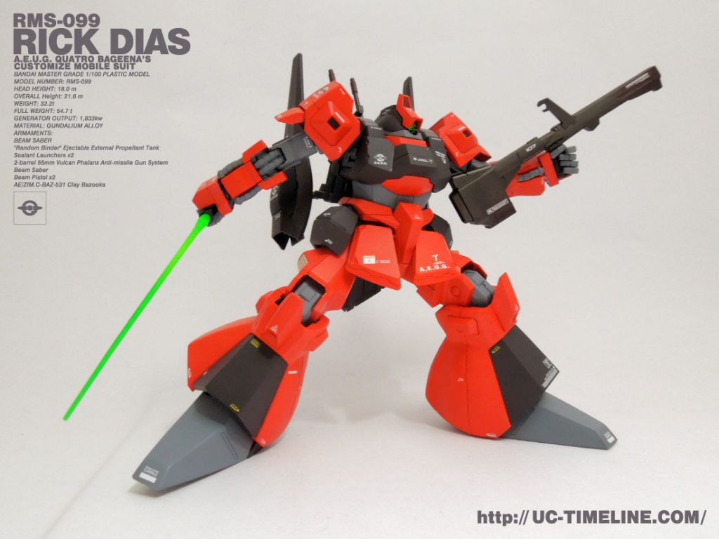 MG リックディアス完成報告。 – UC-TIMELINE. ガンプラ好きだけど