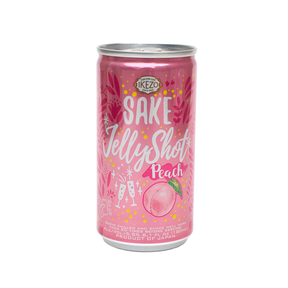 Ikezo Peach Sparkling Jelly Sake 6-Pack (CAN 180ml) – Umami Mart