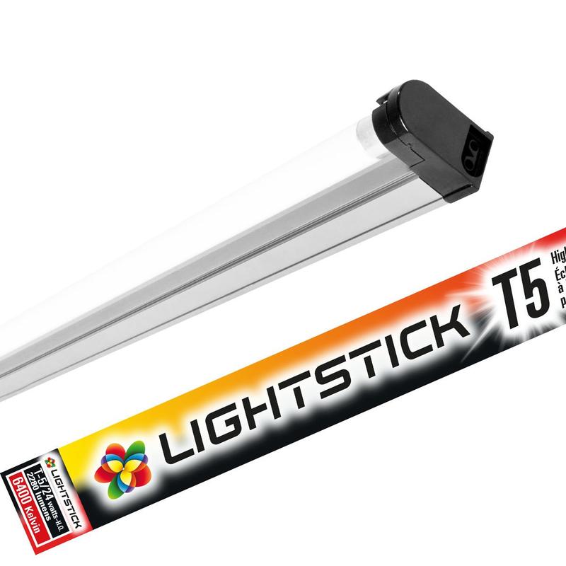 Lightstick T5 + Fluorescent Fixtures (6400K) | Urban Grow Garden