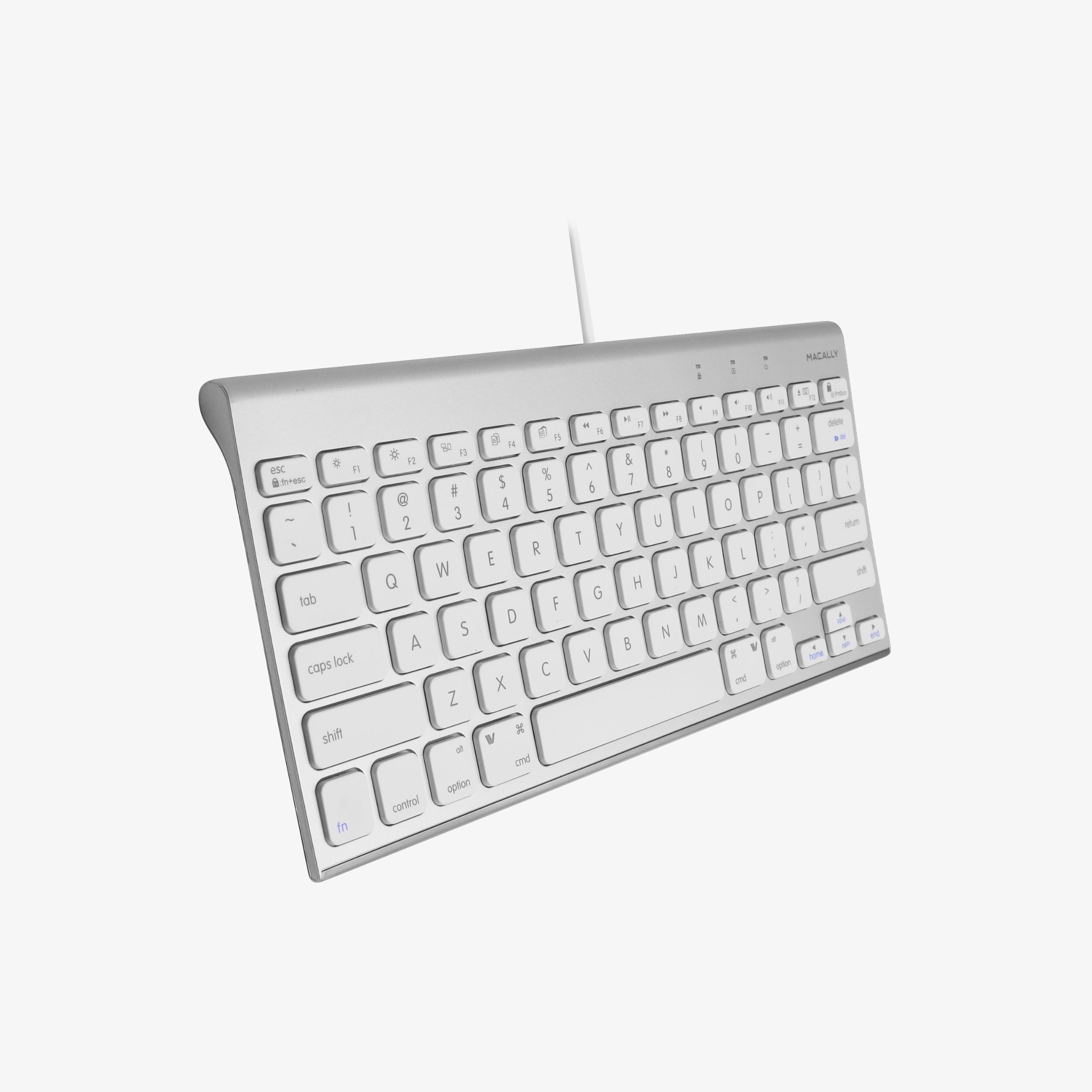 USB Wired Keyboard for Mac | Ultra Slim / Compact Space Saver with