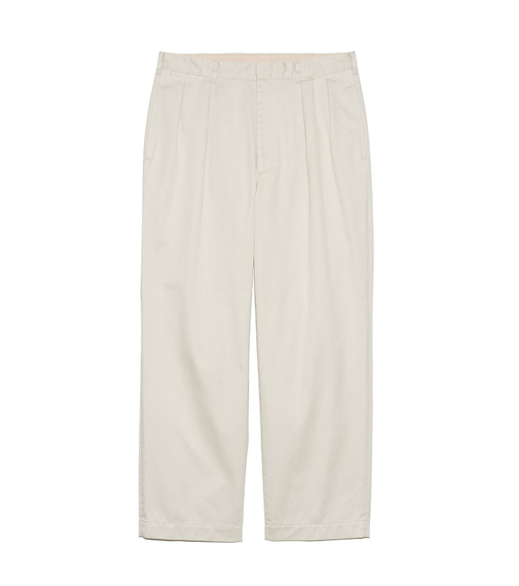 Double Pleated Chino Pants – nanamica NEW YORK