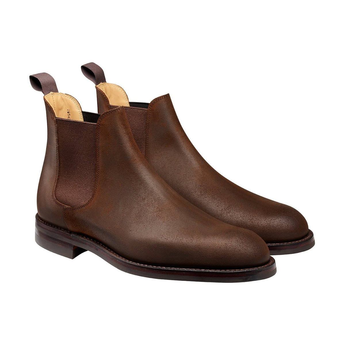 Chelsea 5 Dark Brown Rough-Out Suede | Crockett & Jones – Crockett