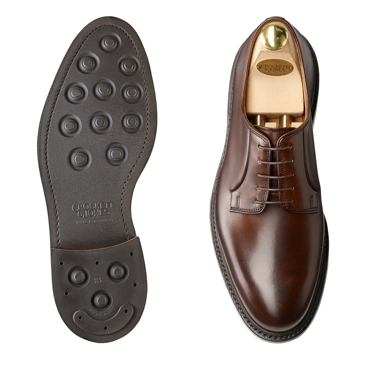 Lanark 3 Dark Brown Calf | Crockett & Jones – Crockett & Jones US
