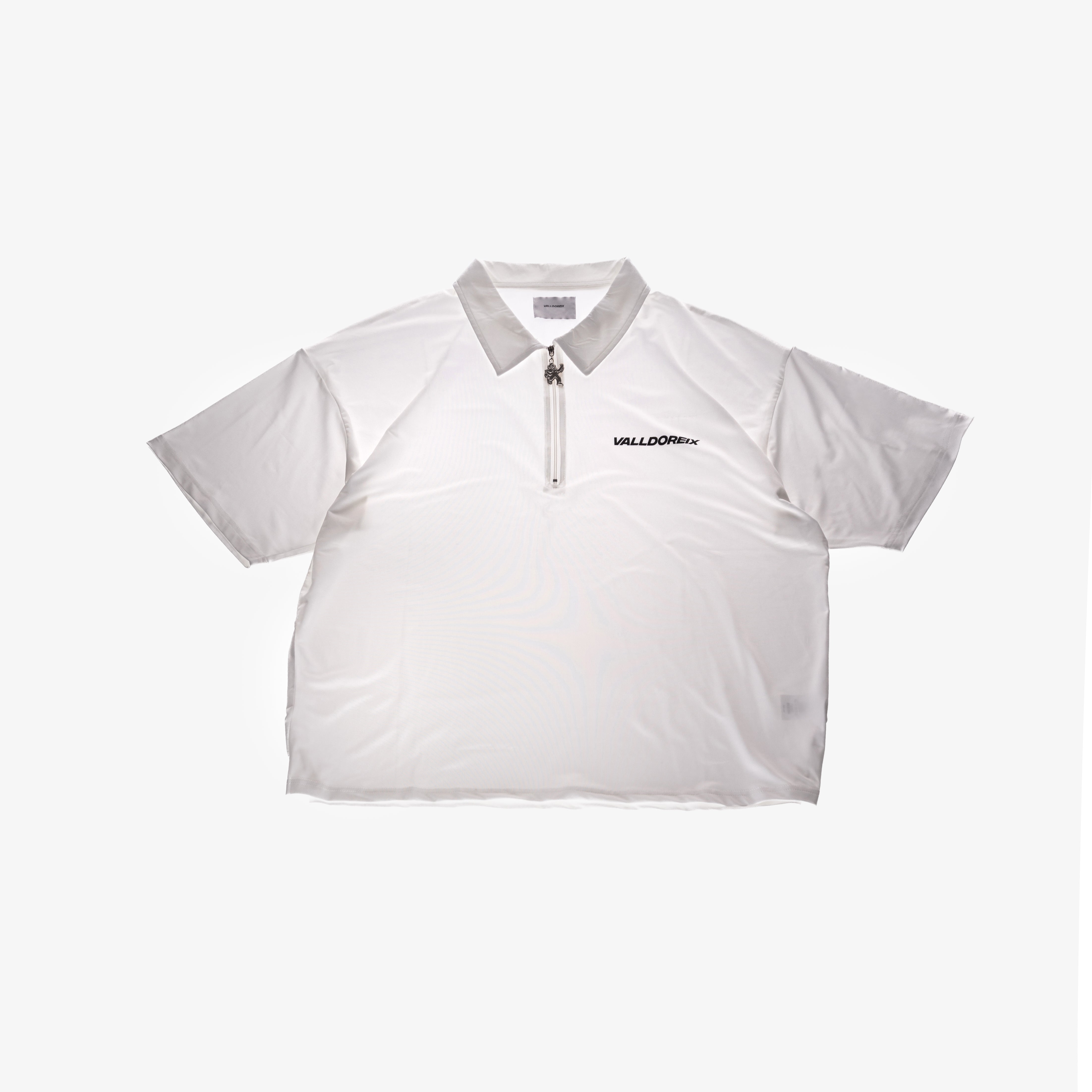 Serve Quarter Zip Oversized Match Tee White – Valldoreix