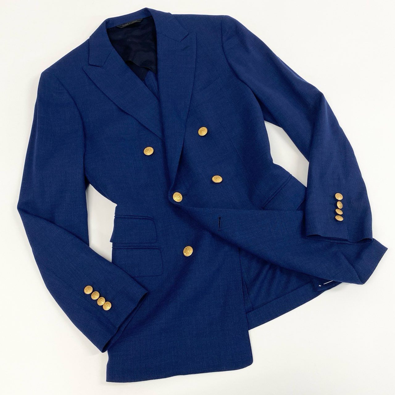 45e9 DURBAN ダーバン Loro Piana ロロピアーナ サマーウール 背抜き