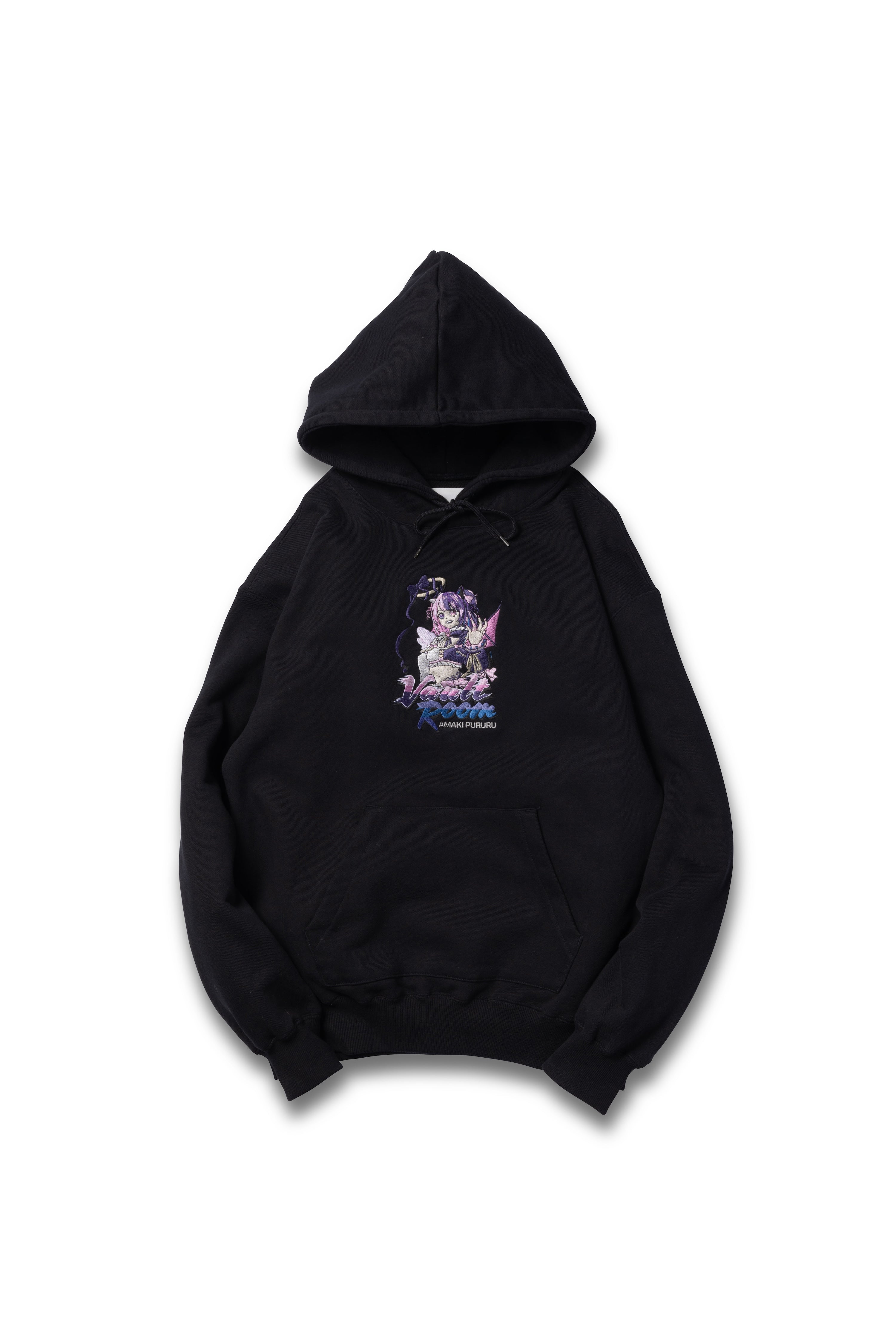 PURURU HOODIE / BLACK – VAULTROOM
