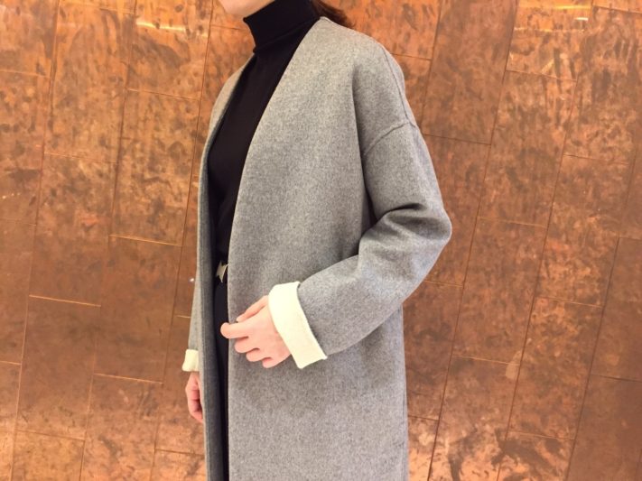 ENFOLD」ウールリバーノーカラーコート、チェスターコート入荷