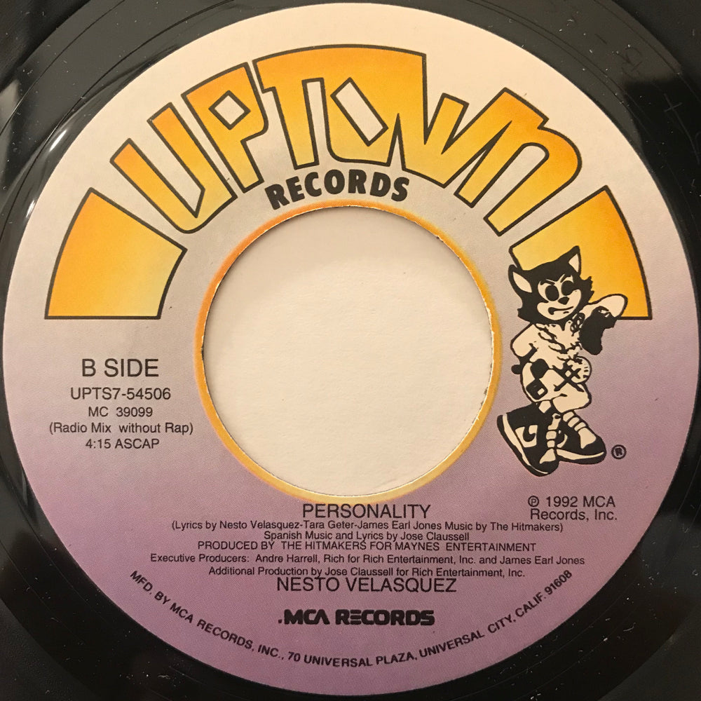 Nesto Velasquez / Personality | VINYL7 RECORDS