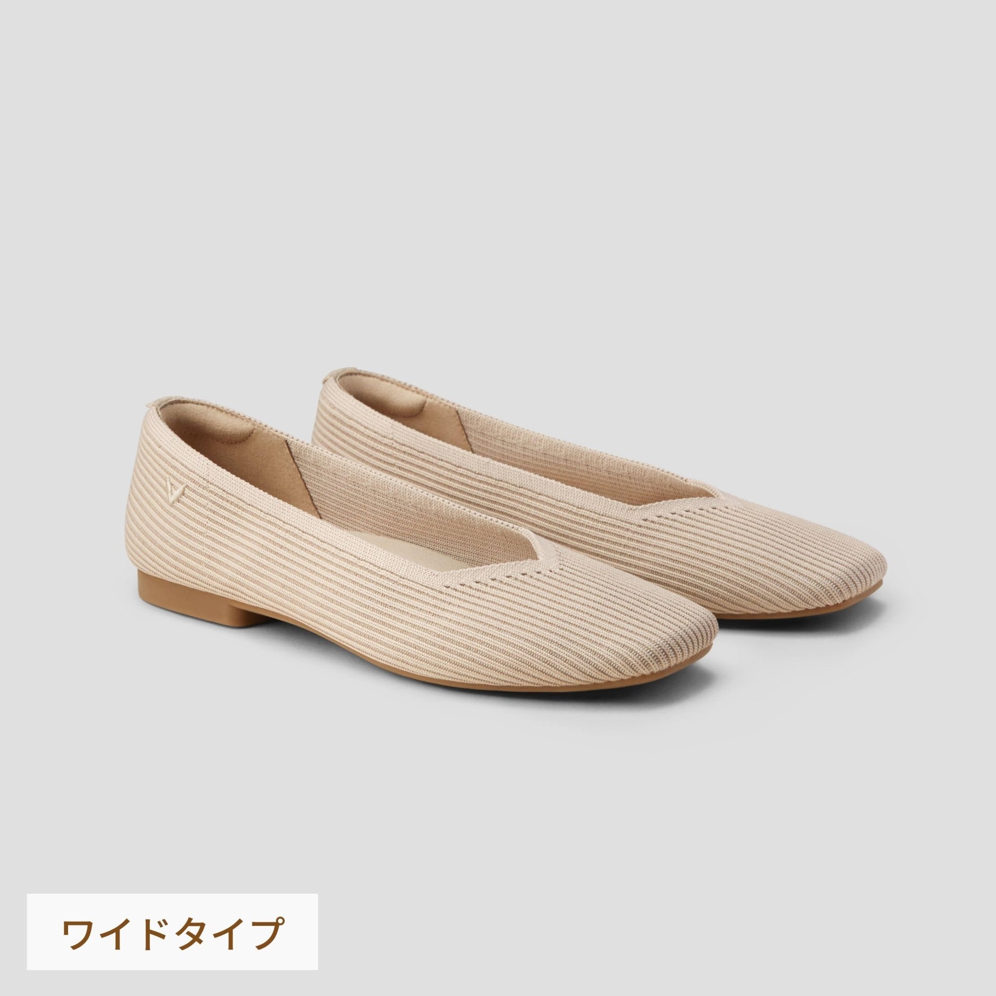 Margot™ 2.0] スクエアトゥ エクストラワイド(5Eまで対応) フラット