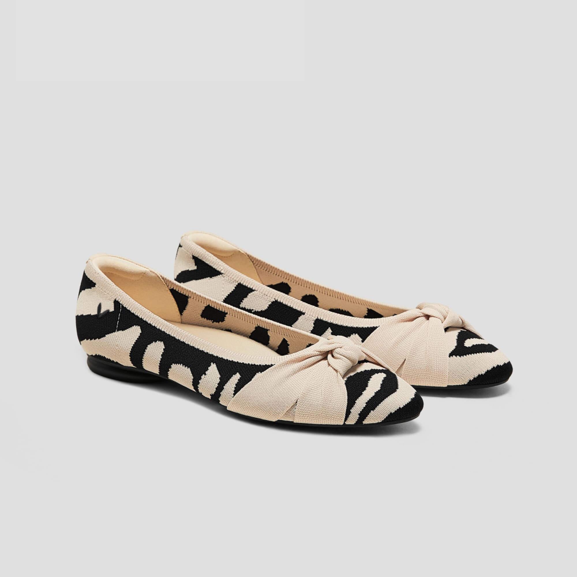 Bibi] アーモンドトゥ 結びデザイン フラットシューズ – VIVAIA JAPAN