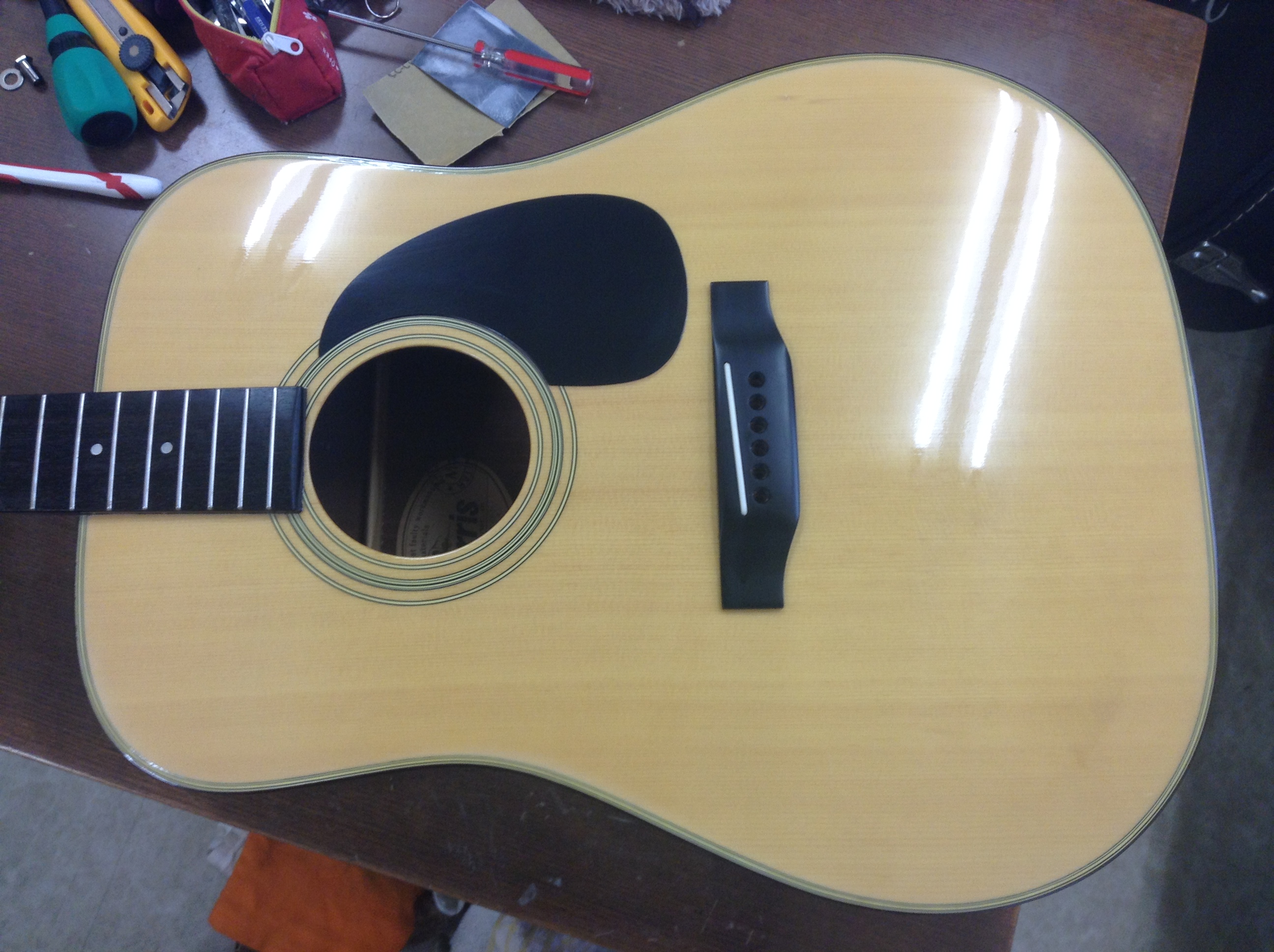 アコースティックギターのメンテ＆リペア ～モーリスW18の巻～ – C.I.K