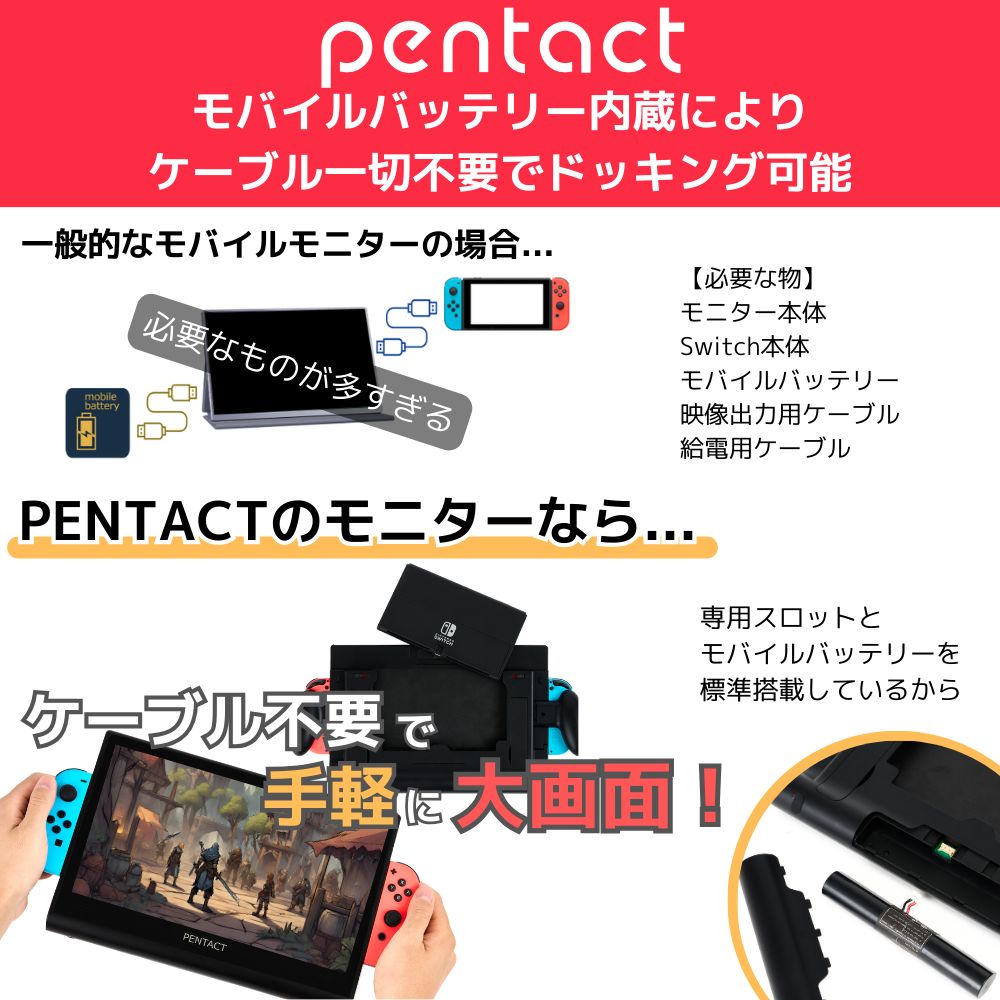 ラッピング可】【即日発送】【新品】switchが簡単大画面！ Switch特化