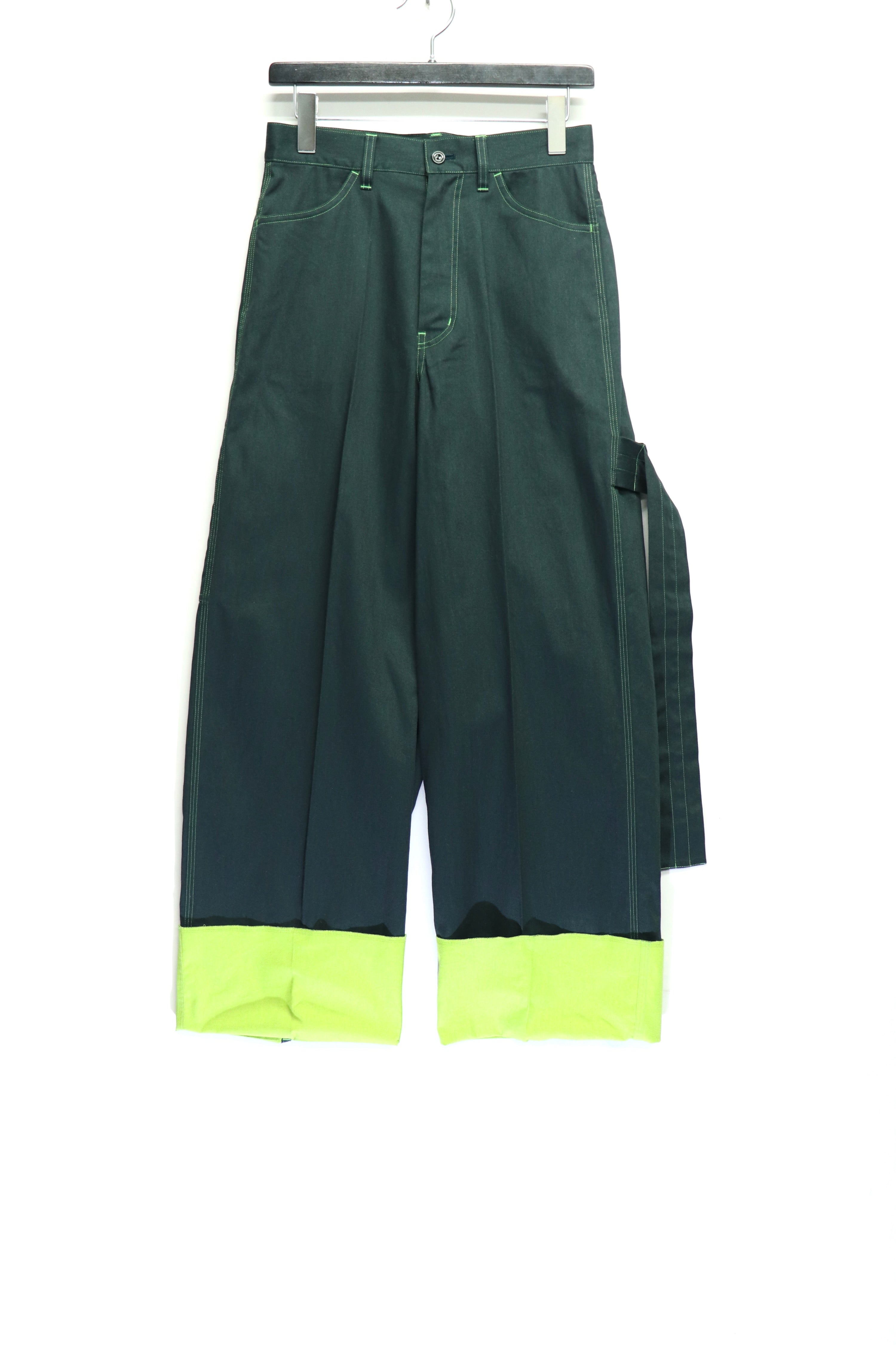 TOGA(トーガ)のPigment coating pants GREENの通販｜PALETTE art alive