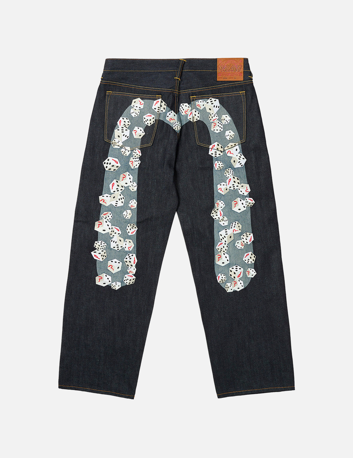 PALACE EVISU ダイス ダイコック プリント レギュラー ストレート