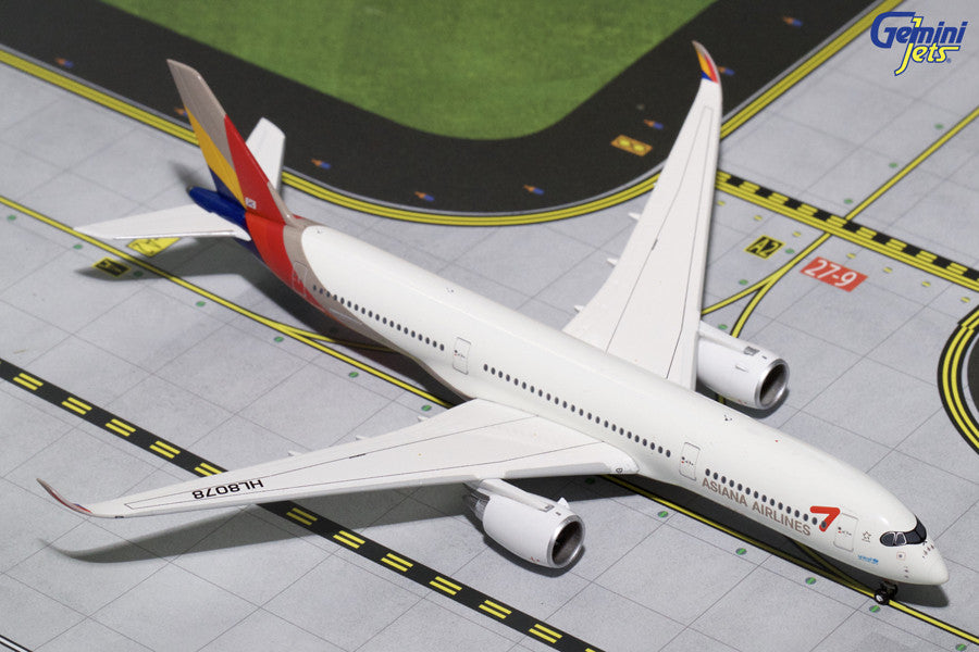 Asiana Airlines Airbus A350-900 HL8078 GeminiJets GJAAR1631 Scale