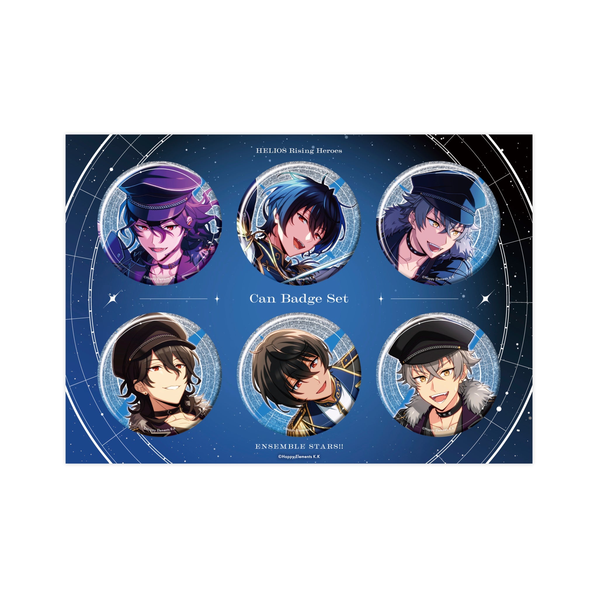 エリオス あんスタコラボ 缶バッジ ブラッド エリオス ブラッド 缶