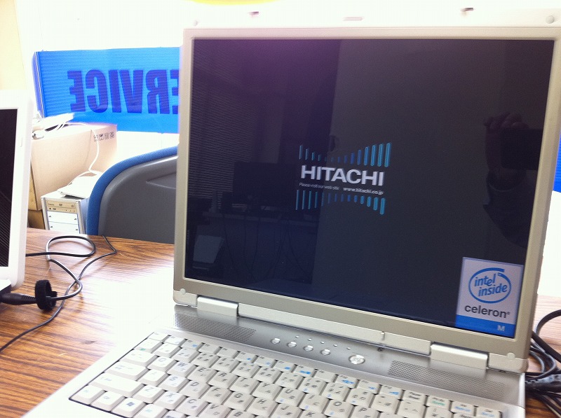 日立 Prius Note PCF-PN33N ブルースクリーンで起動しない。: 金沢市の