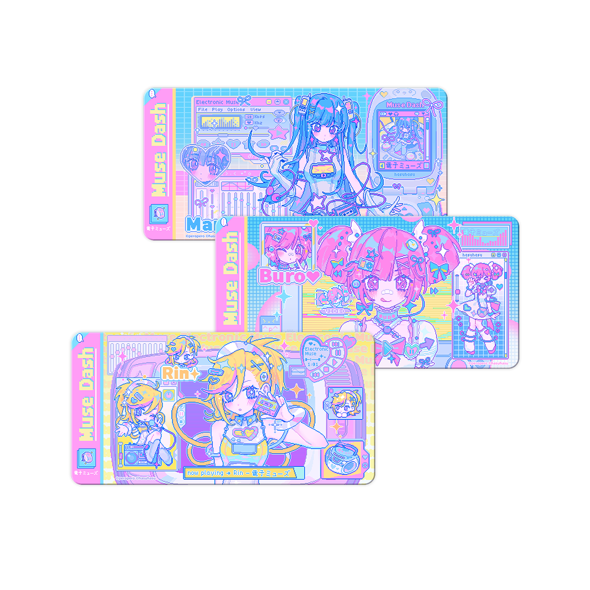 Pre-Sale】Muse Dash | Electronic Muse | mouse pads – hasuhasugoods