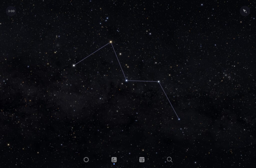 カシオペヤ座の5つの星の名前を解説！一等星はある？ 夜空の観測所