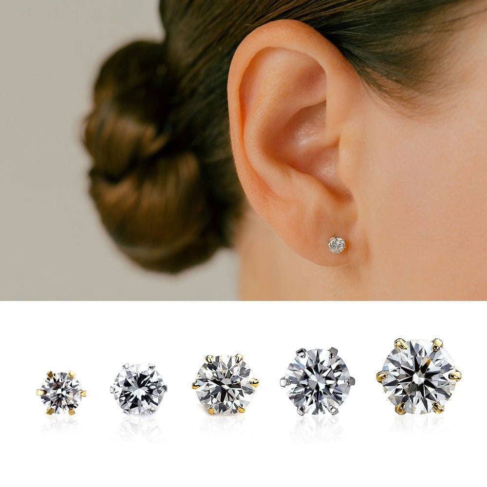 ダイヤモンド ボディピアス│上質天然ダイヤモンドのボディピアス K18