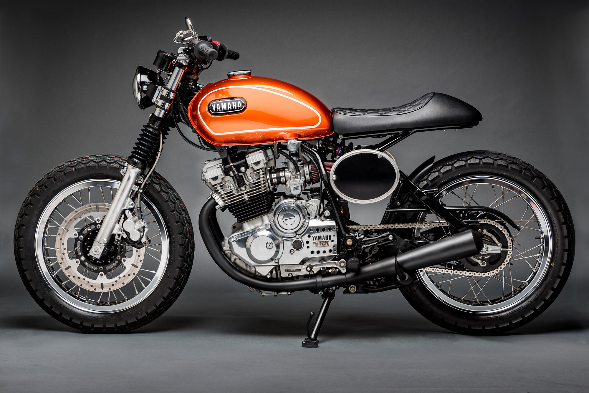 RIDE SALLY RIDE. Hageman Motorcycle's Yamaha XS400 Street Tracker