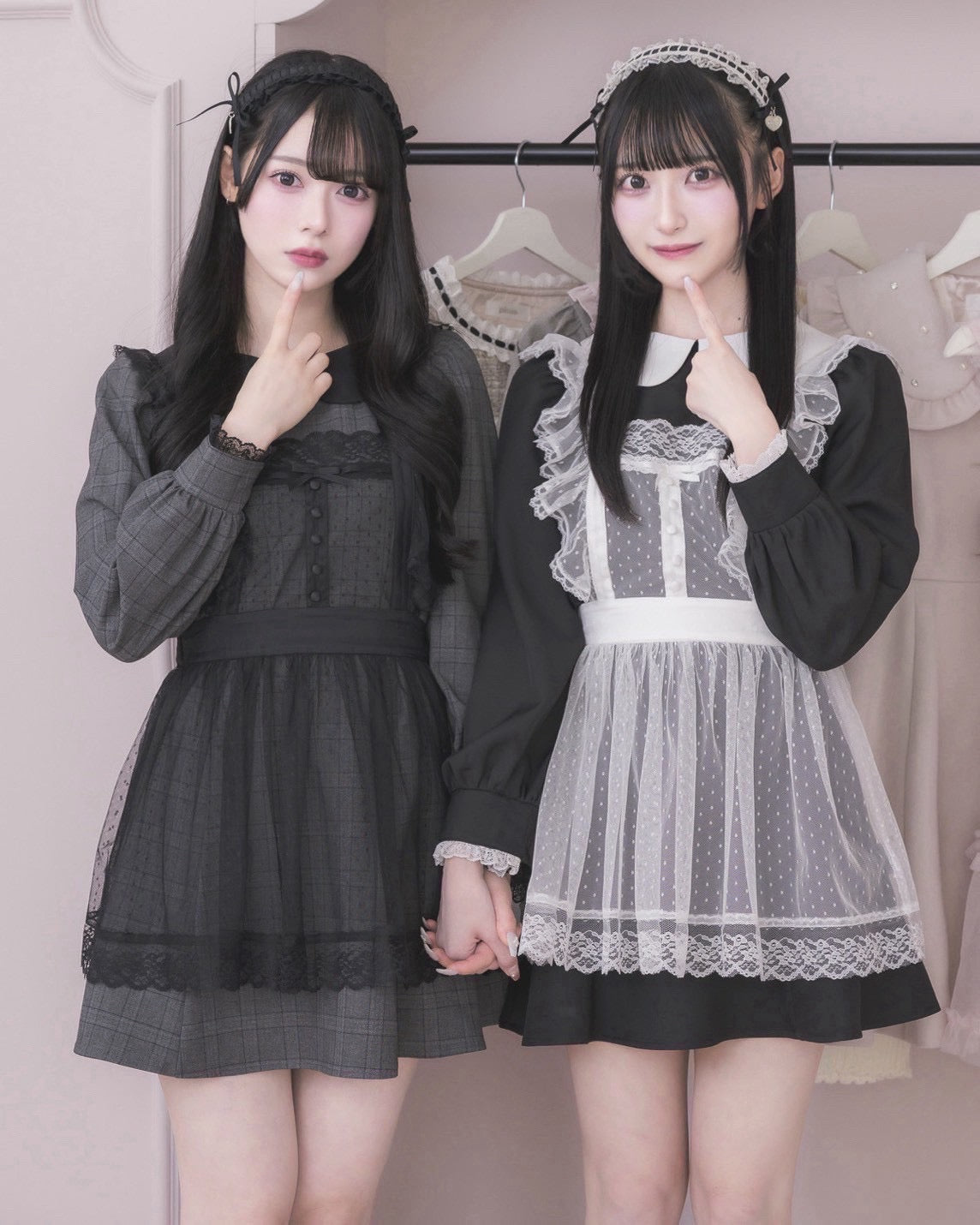 チュールエプロン付きドーリーワンピース – pium