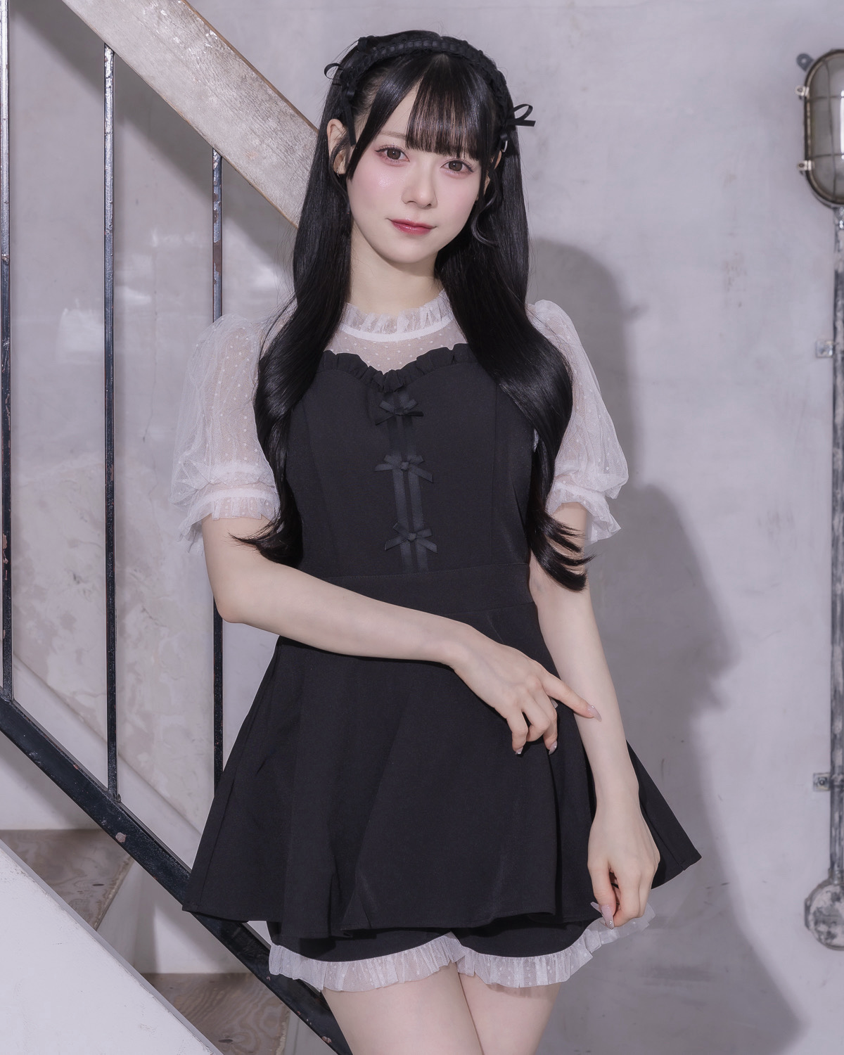 ドットチュールビスチェ風セットアップ – pium