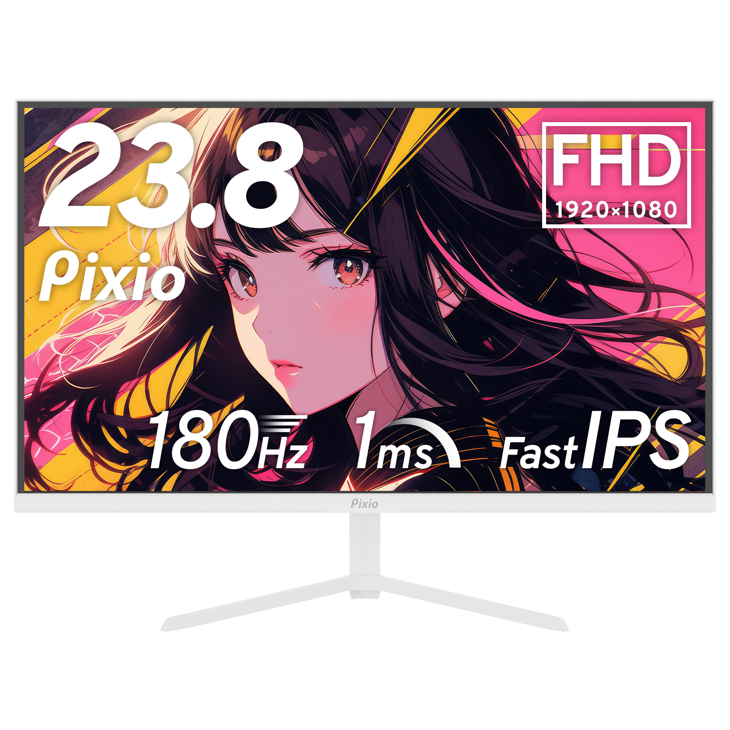 PX248PPWH / ホワイト | 23.8インチ 180Hz FHD IPSゲーミングモニター