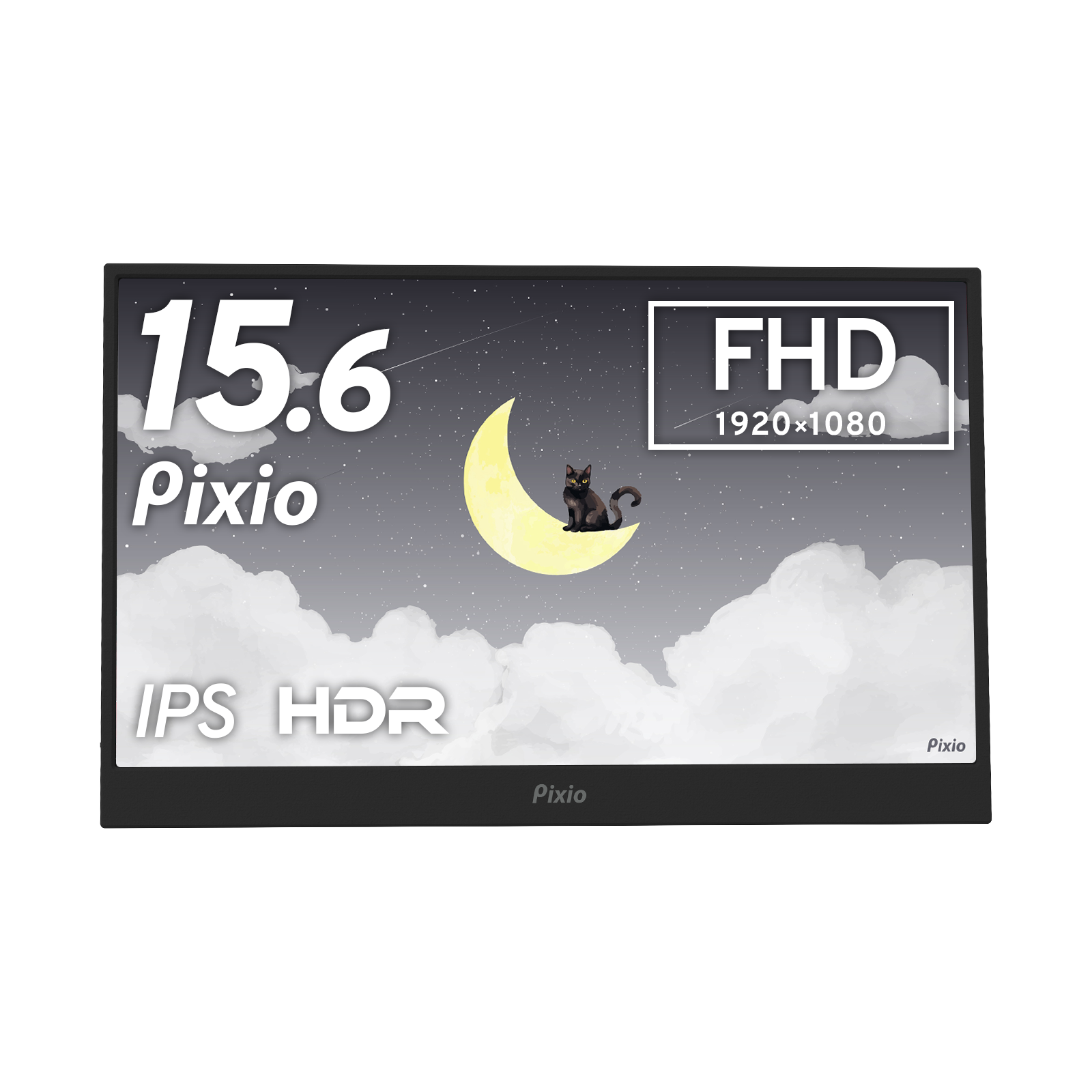 PX160WAVE / ブラック | 15.6インチ 60Hz FHD IPSゲーミングモニター