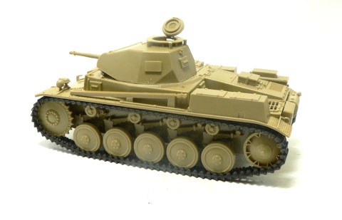 プラモ日記 » ドイツ・2号戦車F型 その2 組み立てと塗装