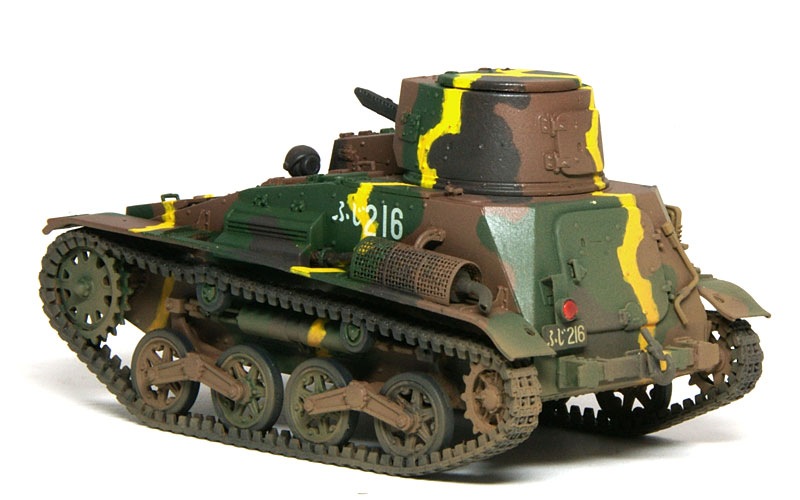 プラモ日記 » 九四式軽装甲車[TK] その7 細部の塗分けと埃色