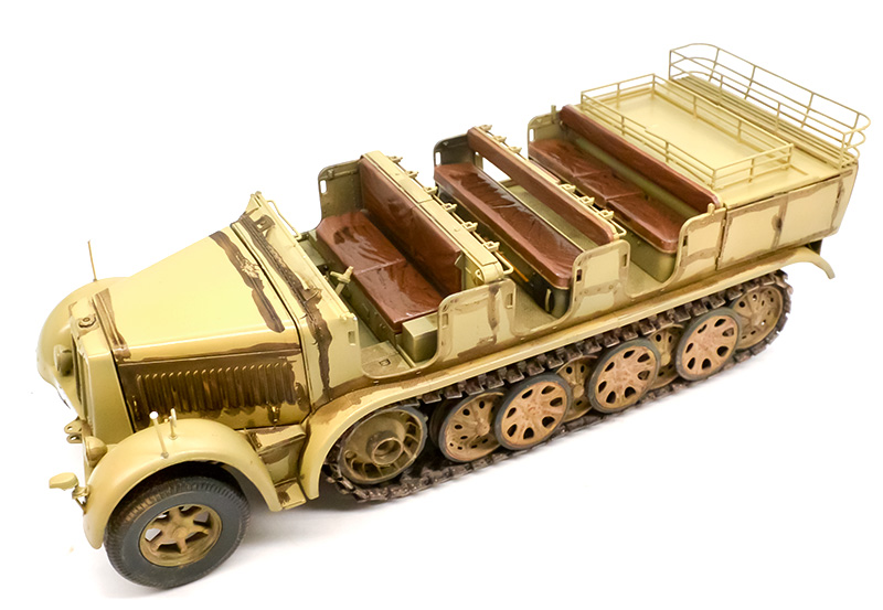 プラモ日記 » 8tハーフトラックSd.kfz.7 1943年型 その16 ウエザリング