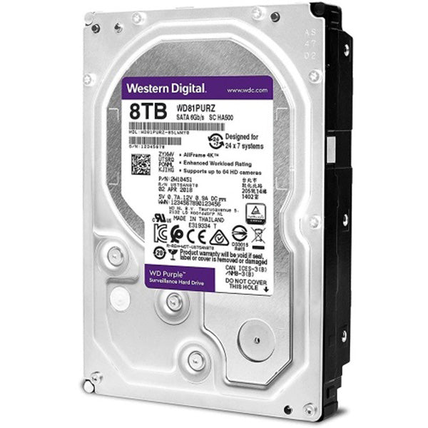 WD 8TB 64MB Purple Security Drive - SC HA510 - Planet Security USA