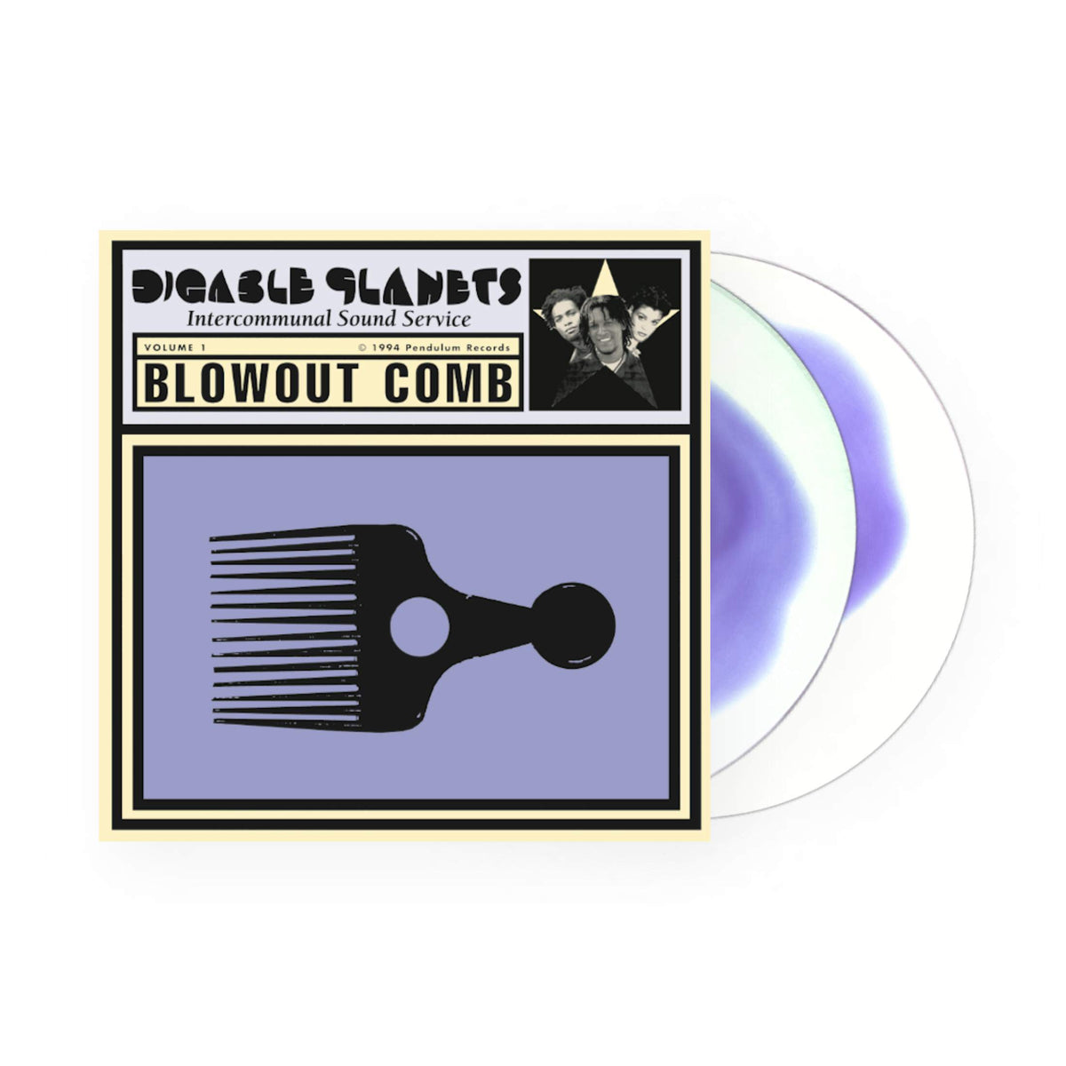 Digable Planets - Blowout Comb 2xLP ( Clear & Purple Vinyl