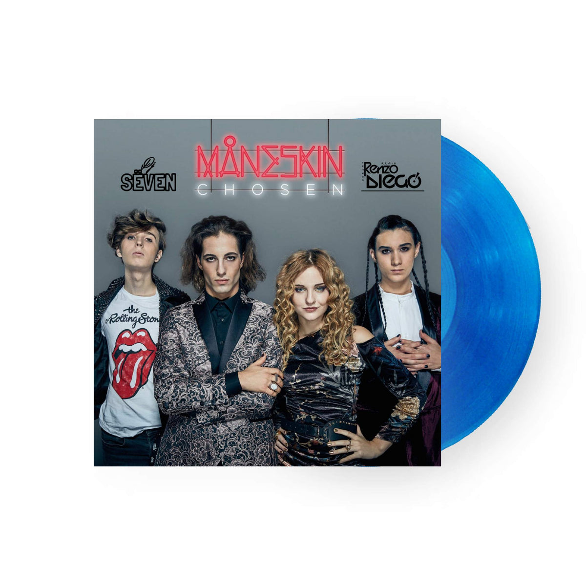 Måneskin - Chosen LP (Blue Vinyl) – Plastic Stone Records