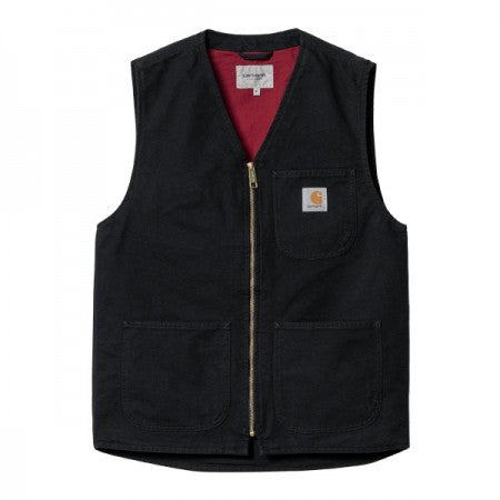 Carhartt WIP ベスト ARBOR VEST ブラック | ストリートウェア | PLUGS