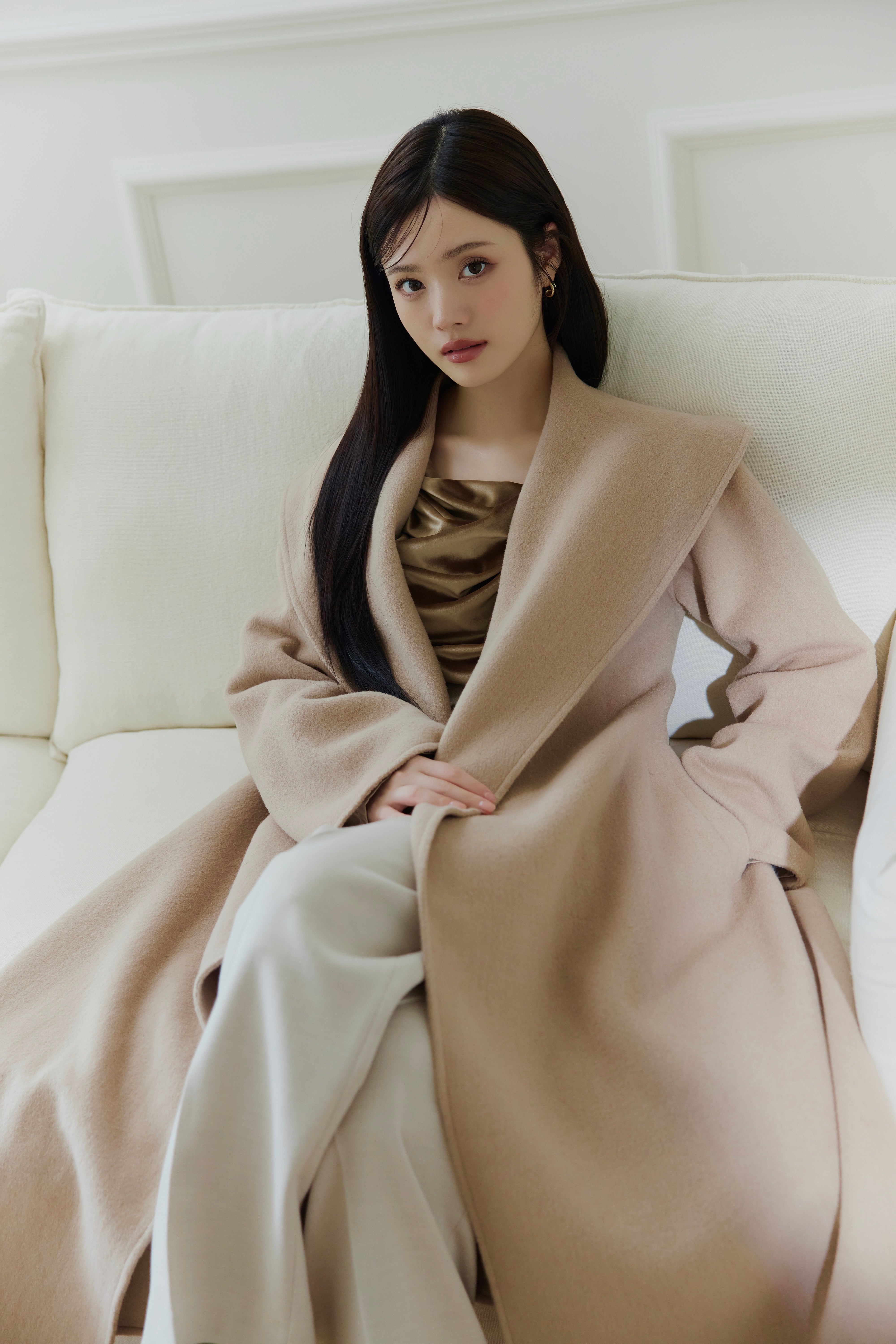 ショールカラーウールロングコート – poláura OFFICIAL ONLINE STORE