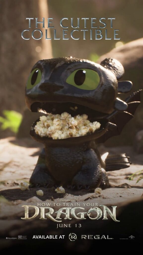 Regal限定】実写版『ヒックとドラゴン』トゥースレス・ポップコーン