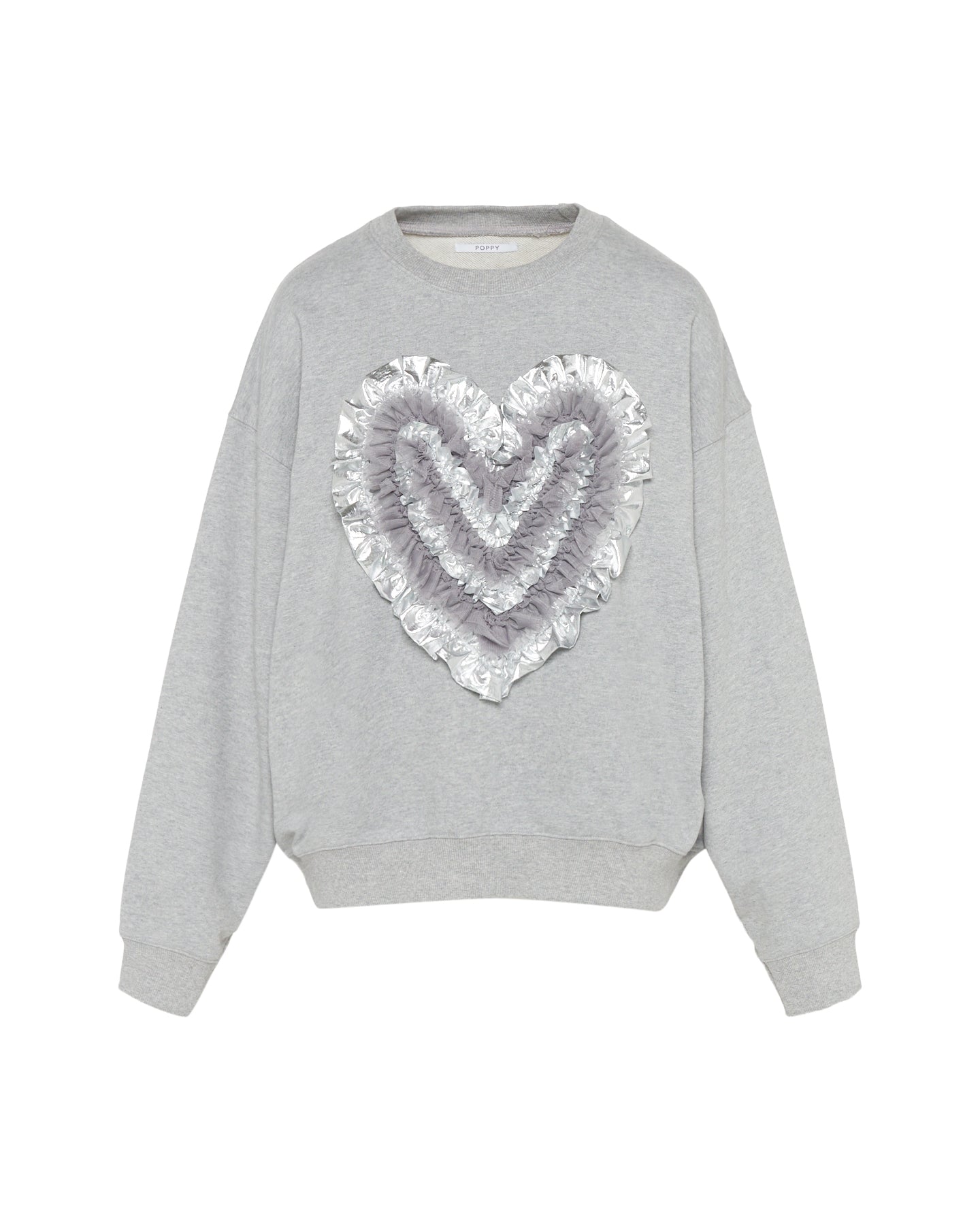 Heart tulle sweatshirt