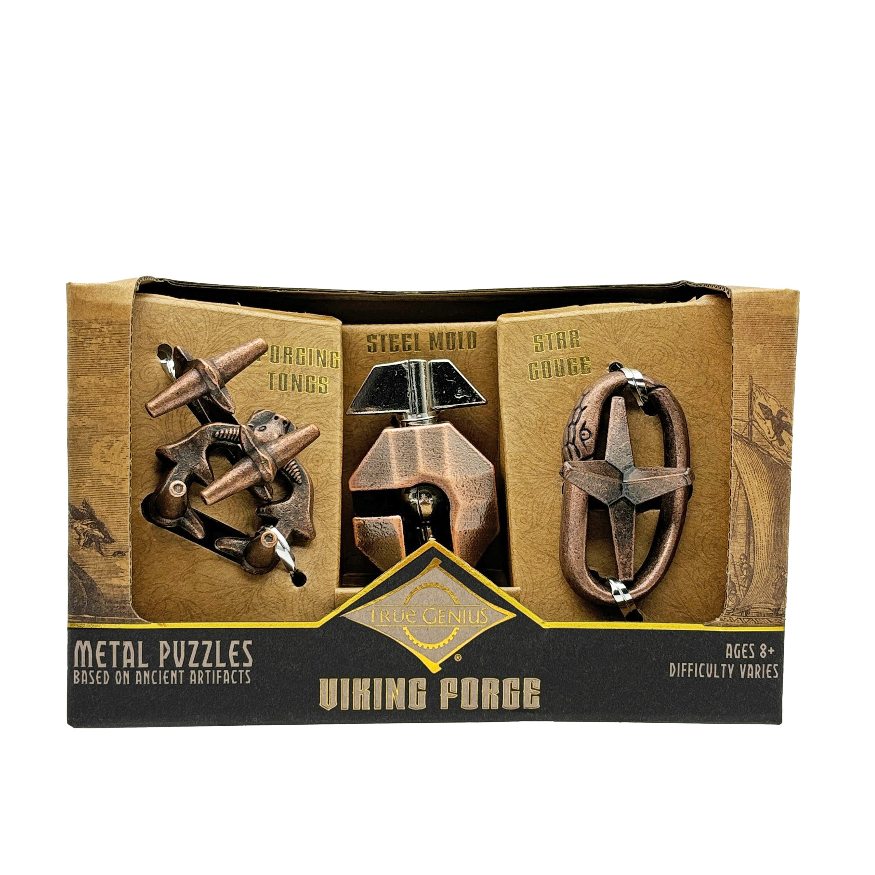 Project Genius: Viking Forge 3-Pack -Cast Metal Brainteaser