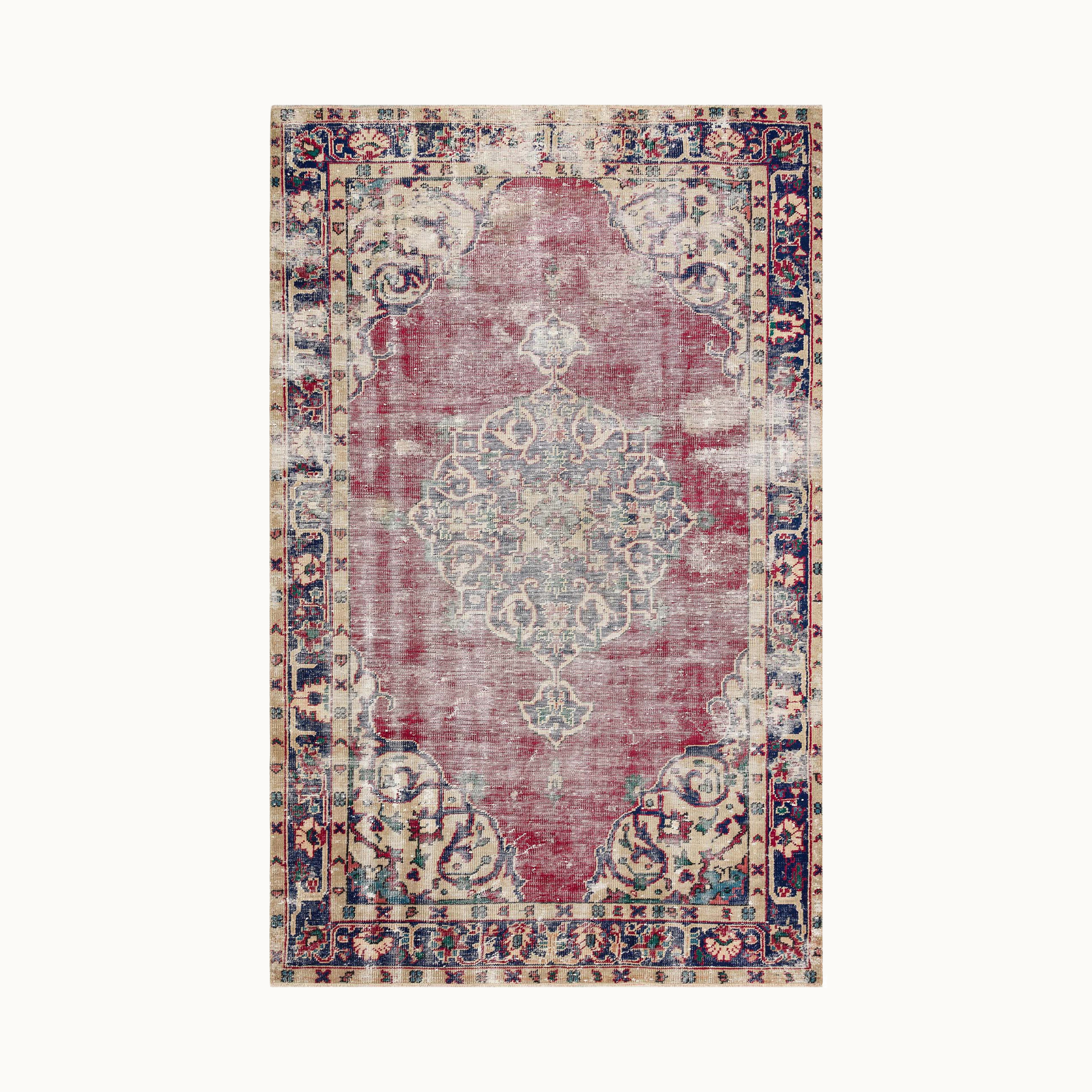 KMZ】 ヴィンテージラグ 128×209 cm KMZ様専用】 ヴィンテージラグ 128