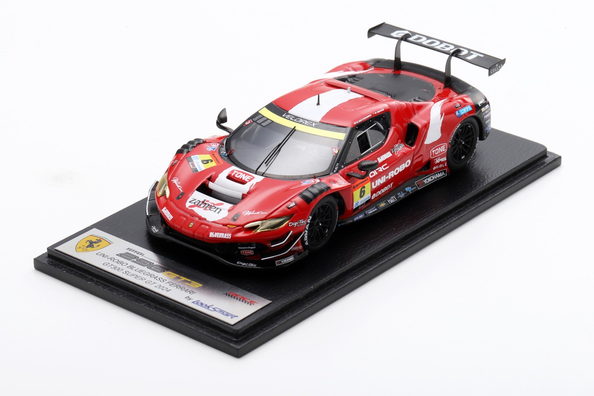 Looksmart LSRC184 1/43 UNI-ROBO BLUEGRASS FERRARI No.6 Team LeMans
