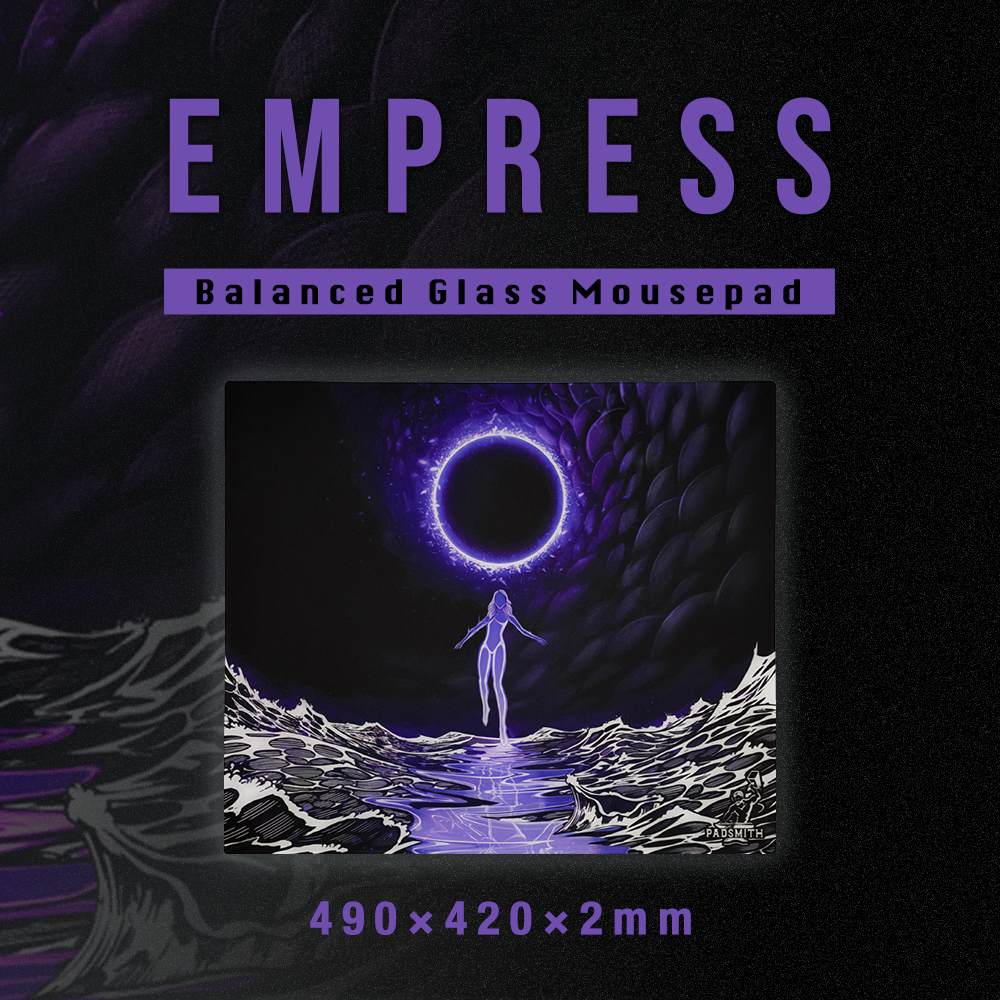 Padsmith Empress - Balanced V2 ガラスマウスパッド