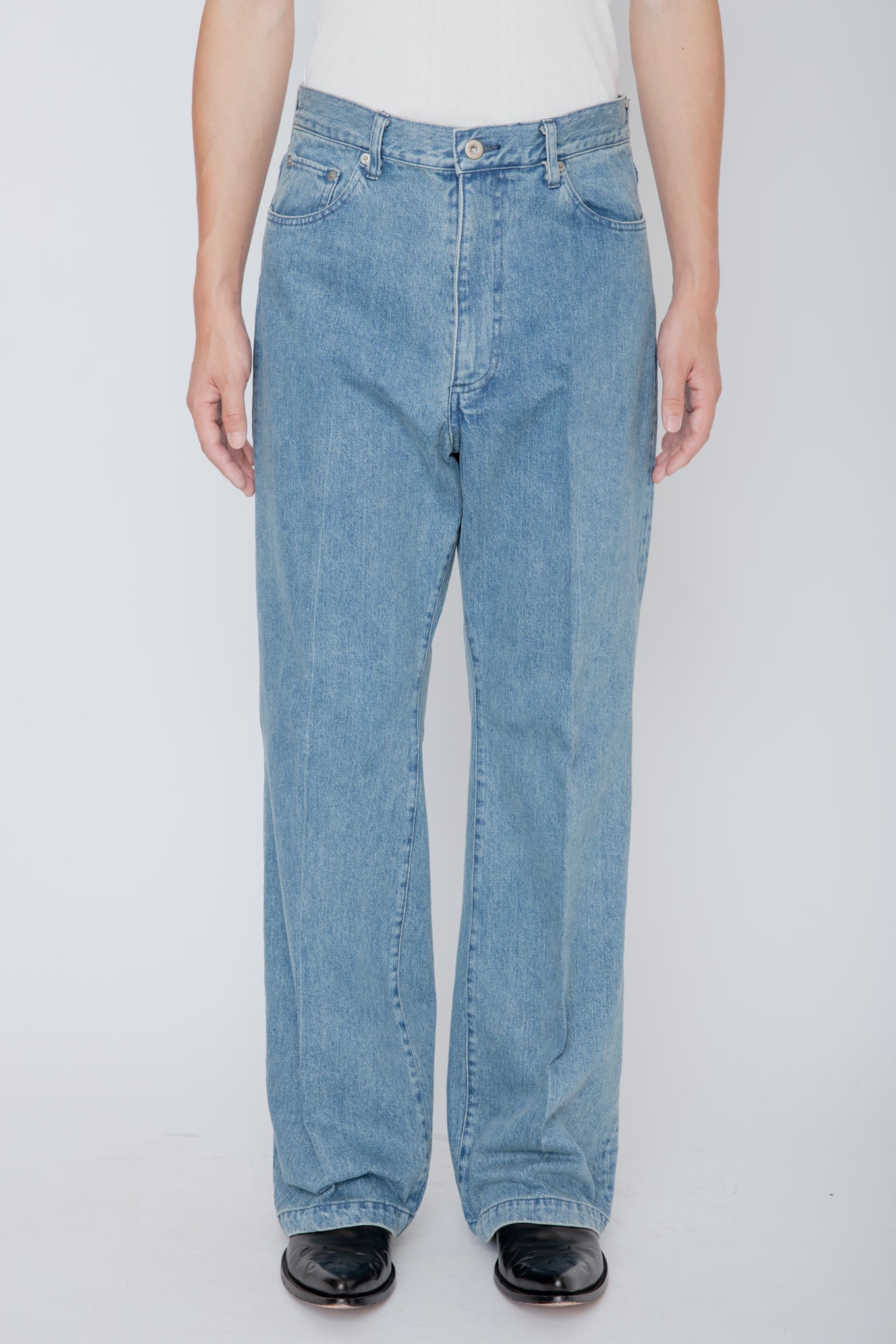 ⭐︎ふうか⭐︎SOOR PLOOM デニム2点 DENIM SEMI FLARED TROUSERS